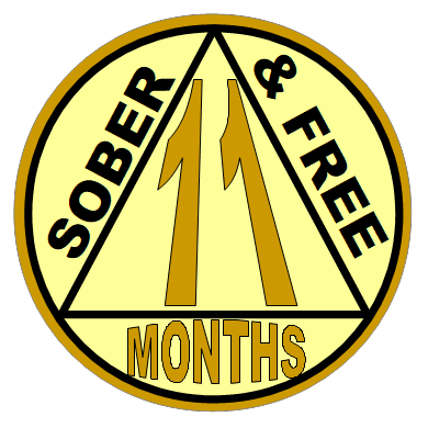 11 months clean and sober
