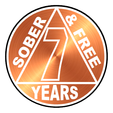 7 years clean and sober